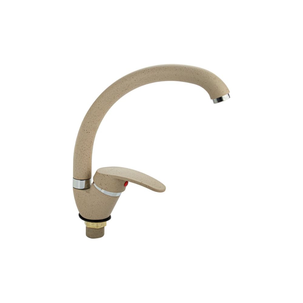Изображение товара Смеситель для кухни САНАКС шаровый, боковой, поворотный излив, цвет бежевый камень 13083