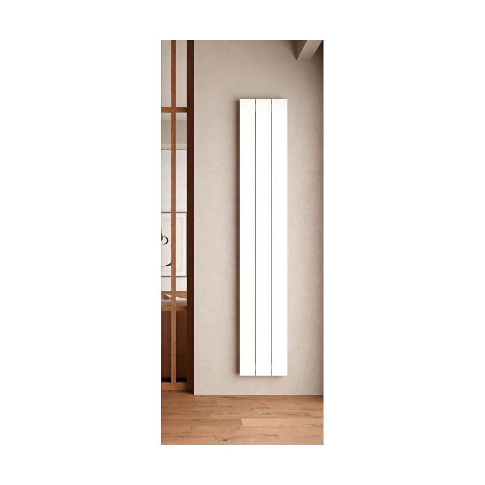 Изображение товара Радиатор MIVARMO Multiflex MB3-1750-9016-MR - алюминиевый вертикальный 3 секции белый