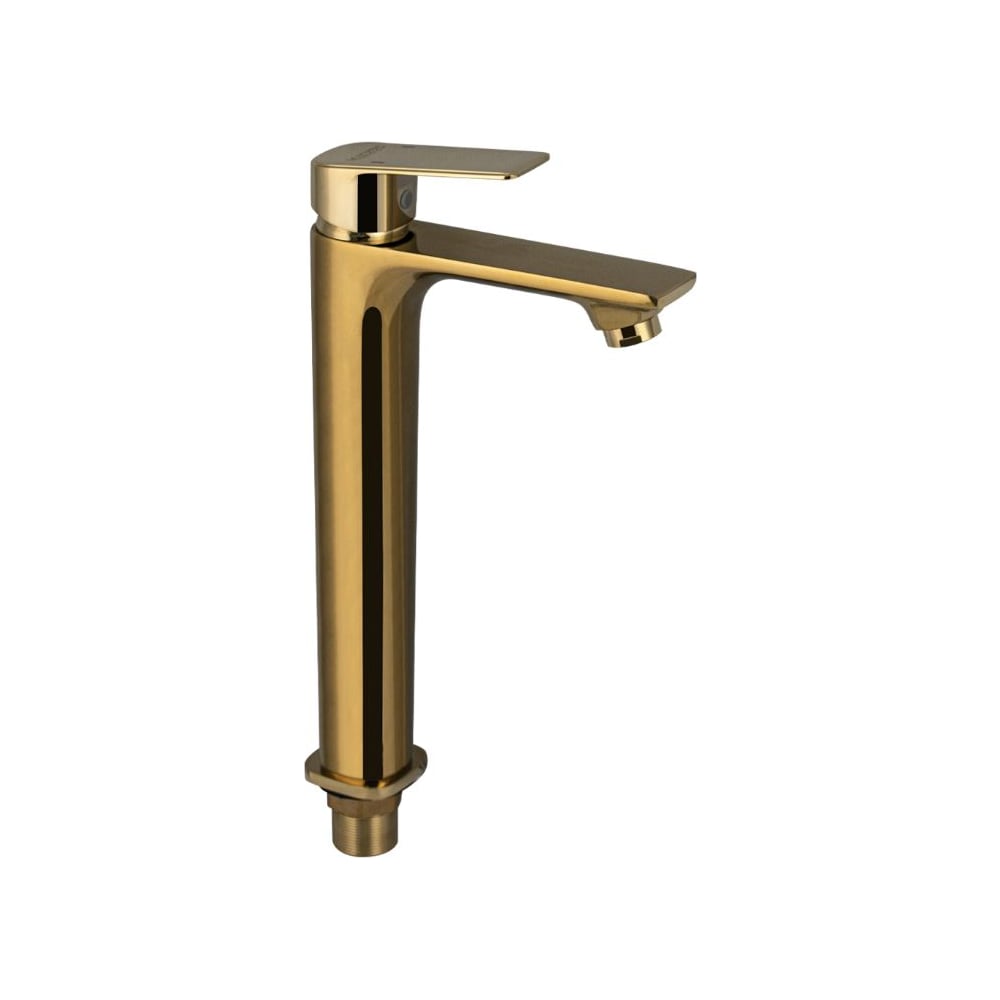 Изображение товара Смеситель САНАКС Магнус для умывальника, латунь, золото 8407, 175 мм излив