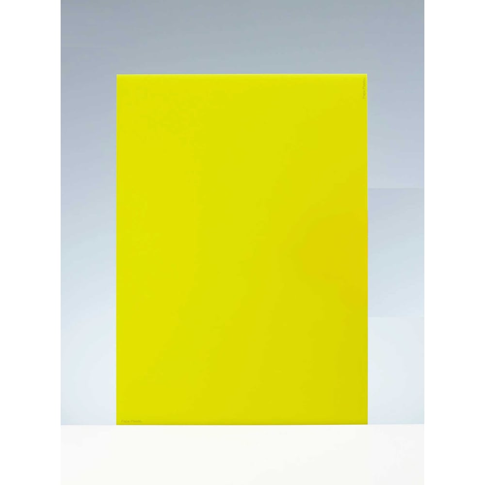 Изображение товара Стекло оргстекло Papa Plastic ZHEL-60-40-3 с цветом желтый 60x40x3 мм