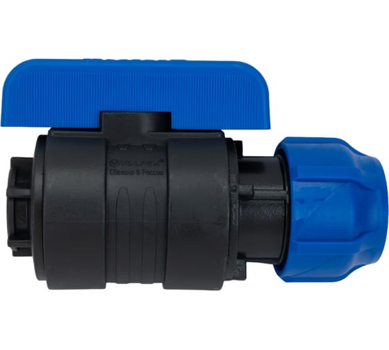 Изображение товара Шаровой кран VALFEX ПНД компрессионный цанга - внутренняя резьба, разборный 32x1/2" 1210012532012