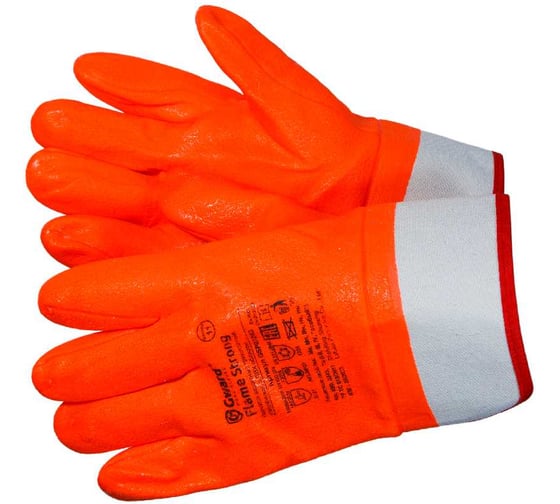 Изображение товара Перчатки ПВХ утепленные GWARD Flame Strong индивидуальная упаковка 1 пара (размер 11 (XXL)) GSP0228S/XXL1