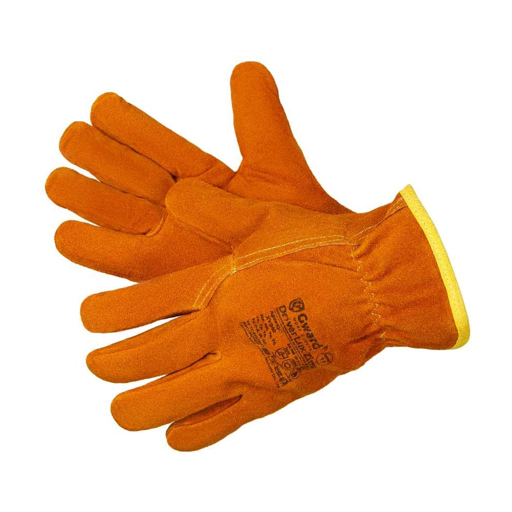 Изображение товара Перчатки спилковые утепленные GWARD Driver Lux Zima индивидуальная упаковка 1 пар (размер 11 (XXL)) XY040/XXL1