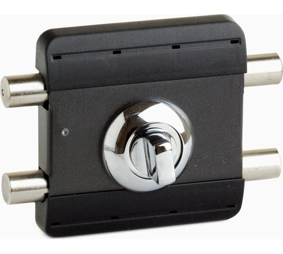 Изображение товара Накладной замок Поливектор "Барьер-Каре" хром, длина ключа 80 мм 2431