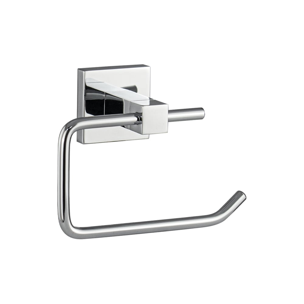 Изображение товара Держатель туалетной бумаги без экрана GFmark на квадратном основании, цвет ХРОМ. 84002