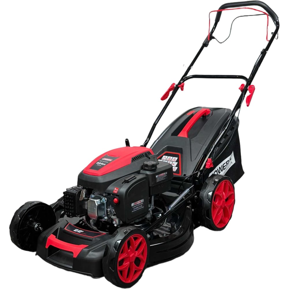 Изображение товара Газонокосилка самоходная POWERAC с травосборником 60л, 224см3, 6 л.с., бензиновая PM56S-C-D224