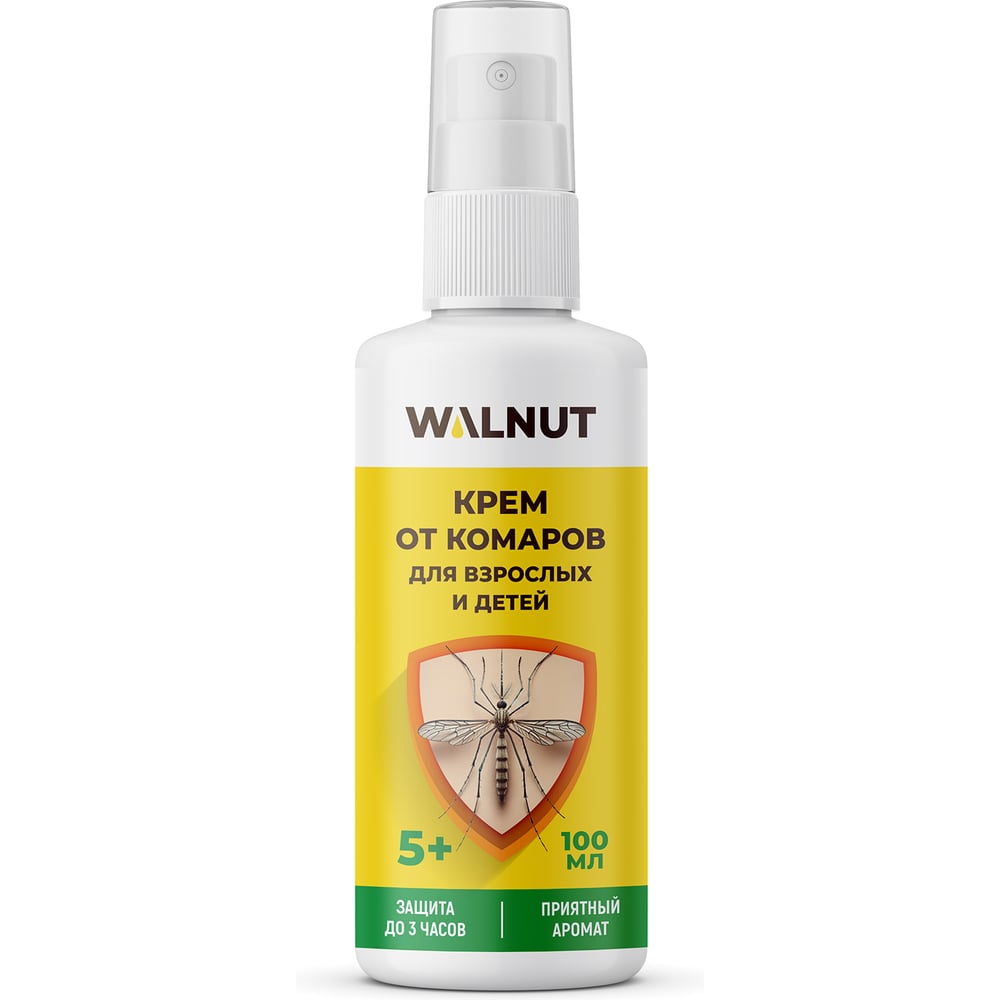 Изображение товара Крем от комаров для взрослых и детей WALNUT 100 мл, WLN0791