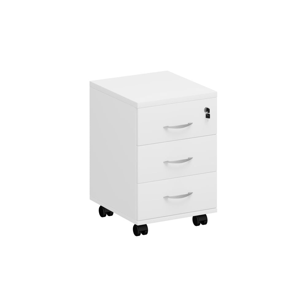 Изображение товара Тумба Юнитекс Комфорт 3 ящика 40_44.5_60 Белый премиум К.301_БП