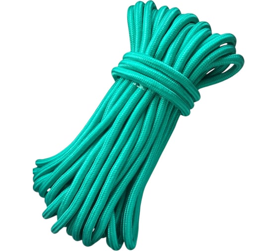Изображение товара Шнур плетеный Шнурком с сердечником ПП 10мм высокопрочный 20м цвет 777 10В810пп777М20м