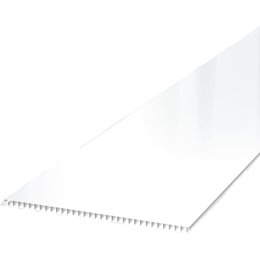 Изображение товара Панель КронаПласт ПВХ белый глянец 2,7м 10 шт 00-00064281/10