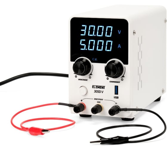 Изображение товара Лабораторный блок питания ELEMENT 305D-V импульсный (30V 5A) 20151