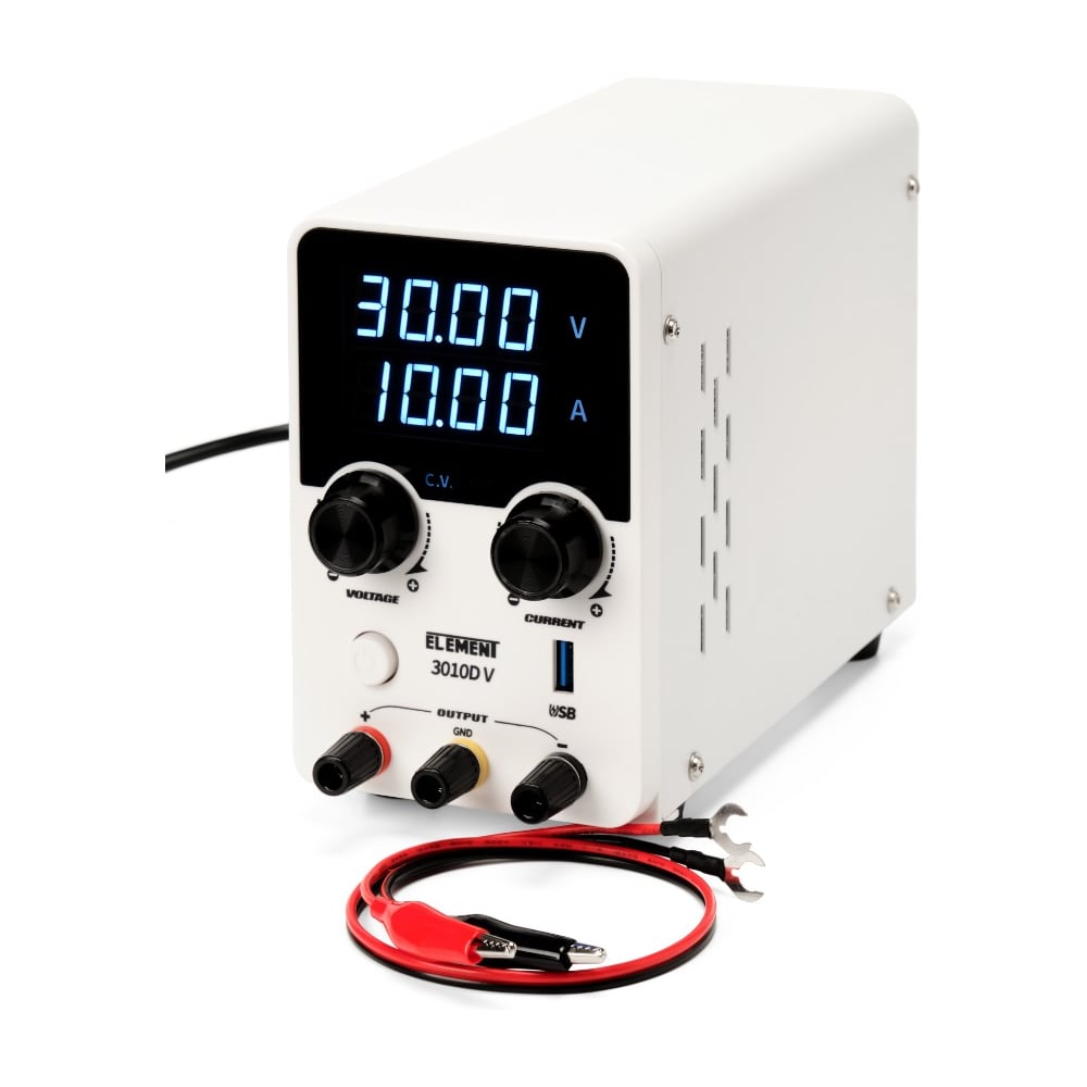 Изображение товара Лабораторный блок питания ELEMENT 3010D-V импульсный (30V 10A) 20152