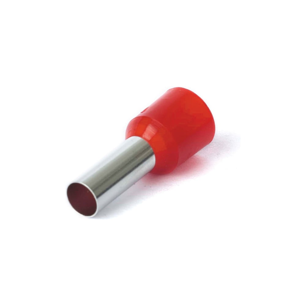 Изображение товара Наконечник-гильза HLT Е10-12 10мм, с изолированным фланцем 20шт. (20уп./уп.) 084-04-335