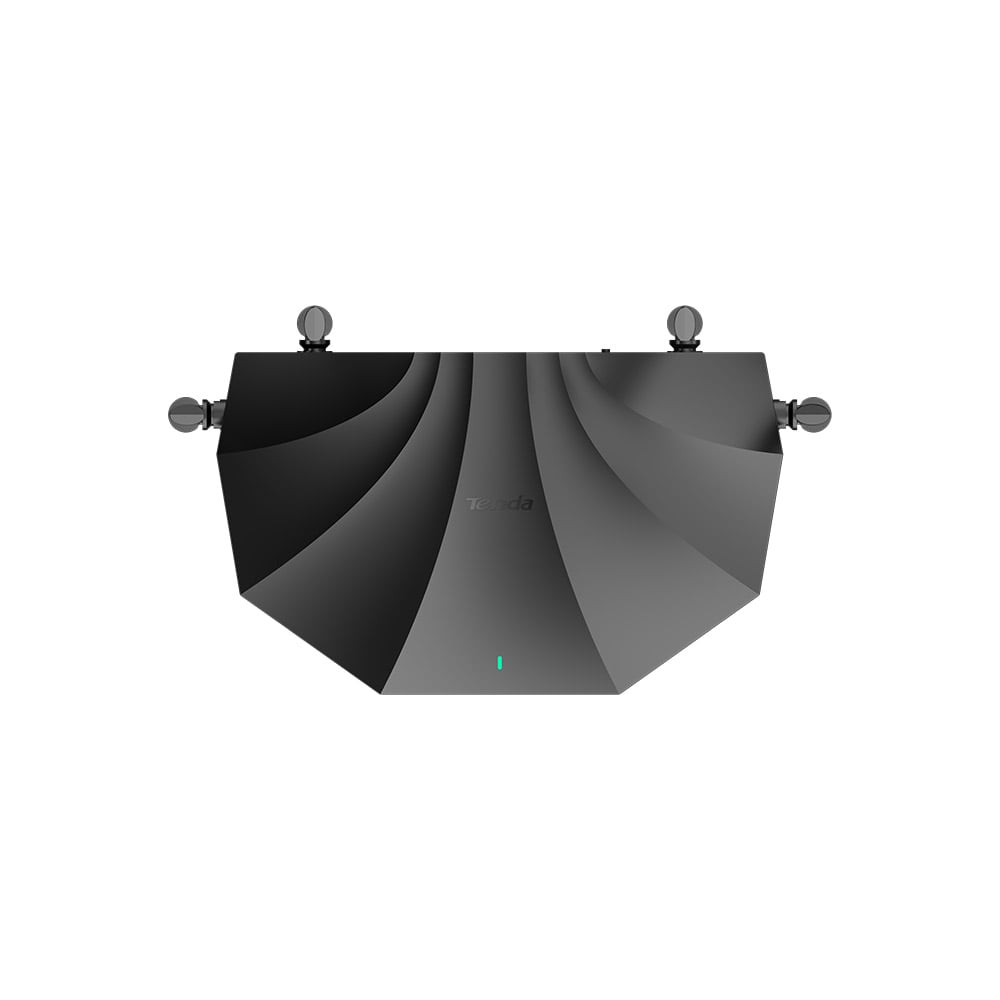 Изображение товара Двухдиапазонный гигабитный Wi-Fi 6 роутер tenda RX2 Pro AX1500, до 300 Мбит/с на 2,4 ГГц + до 1201 Мбит/с на 5 ГГц, LAN 3x1Гбит/с, WAN 1x1Гбит/с, 5 антенн, черный 10000147202