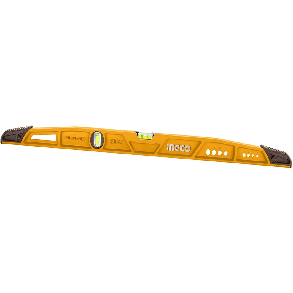Изображение товара Уровень пузырьковый усиленный INGCO 80 см (10) INDUSTRIAL HBSL08080