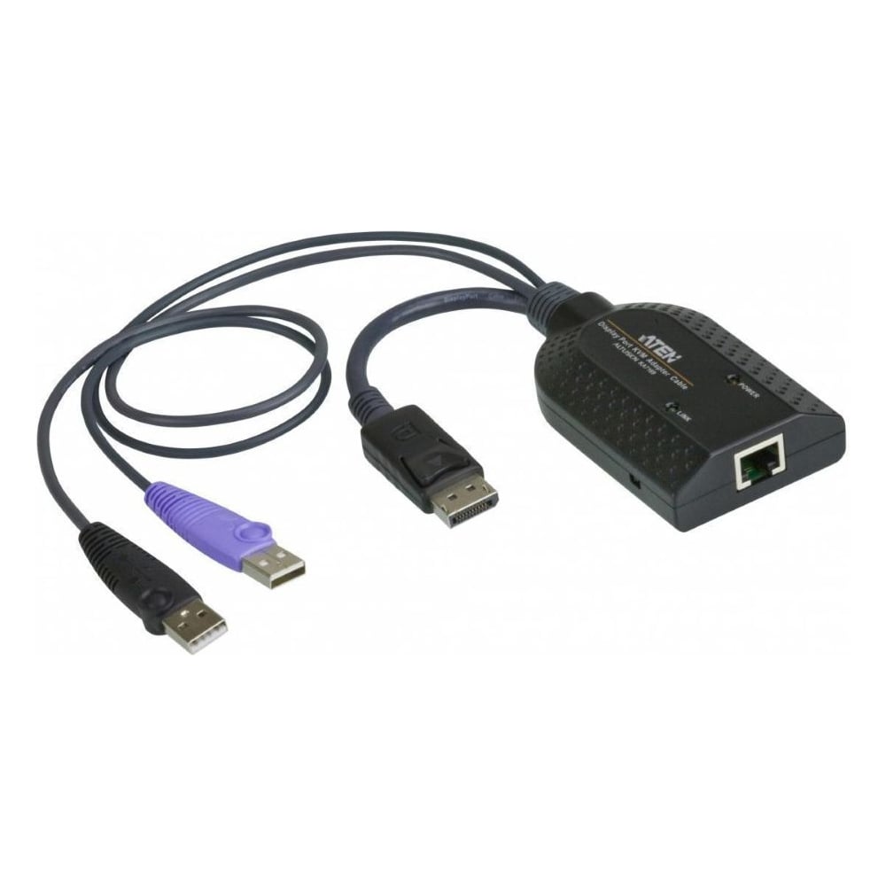 Изображение товара Адаптер ATEN KVM KVM DisplayPort USB, 50 метр., 1xUTP Cat5e, для подкл.комп.к перекл.KH15xxA/KH15xxAi/KL15xxAi/KH25xxA/KN21xxx/41xxx/11xxv/K KA7169-AX