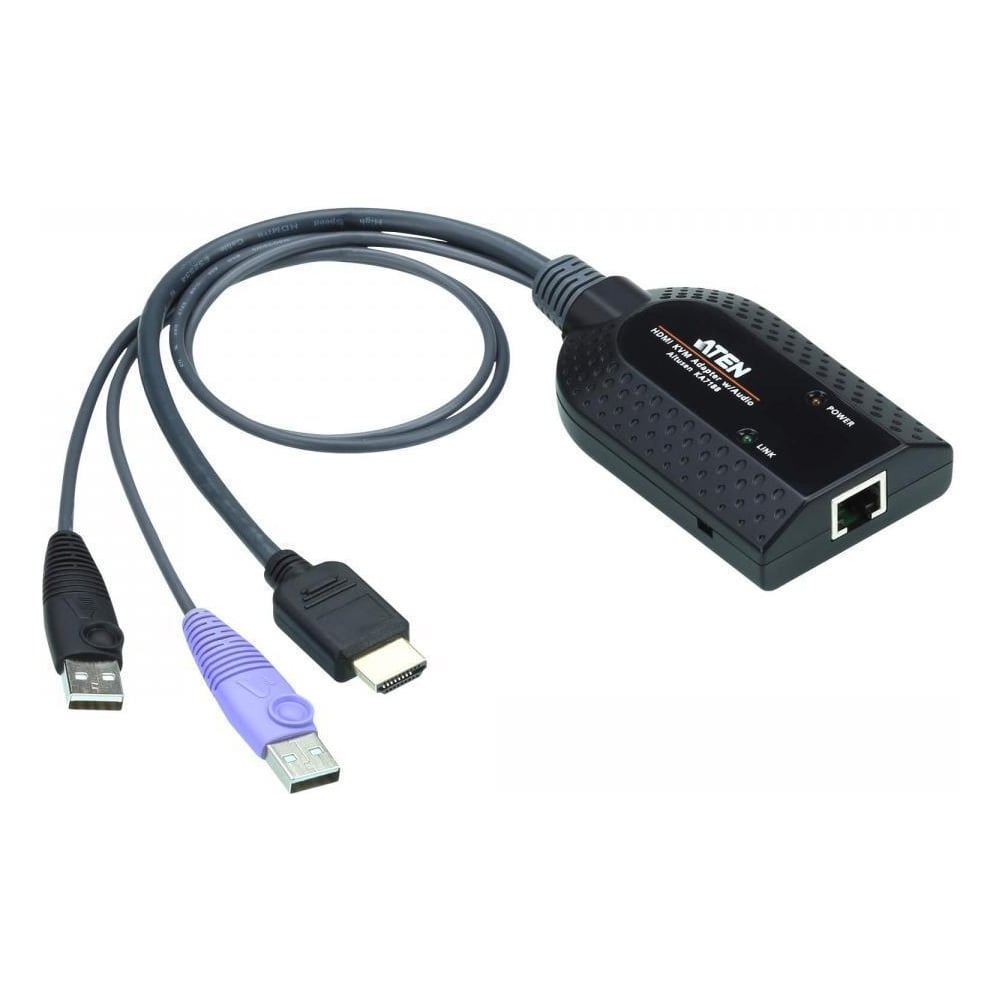 Изображение товара Адаптер KA7188-AX ATEN USB HDMI с Virtual Media и считывателем карт
