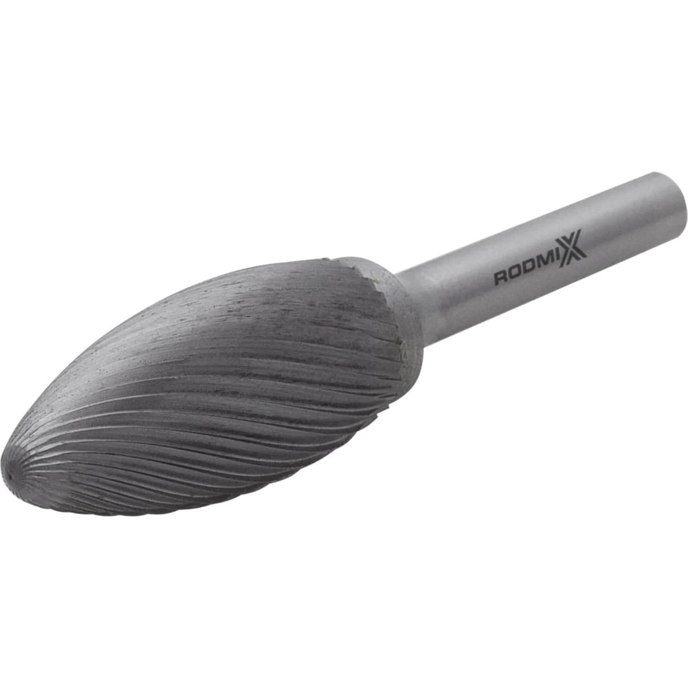 Изображение товара Бор-фреза RODMIX пламевидная 16x36 M06 одинарная насечка