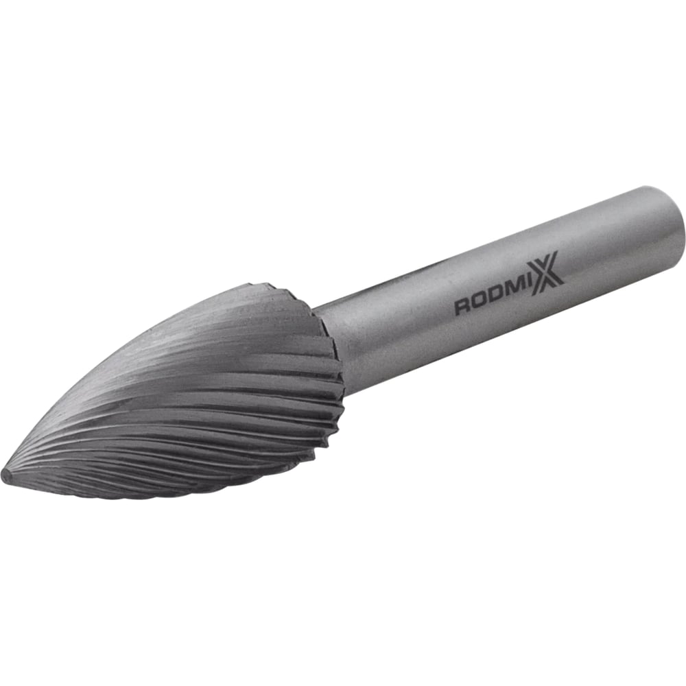 Изображение товара Бор-фреза RODMIX параболическая с точечным торцом G 10х20 M06 одинарная насечка 2710200601