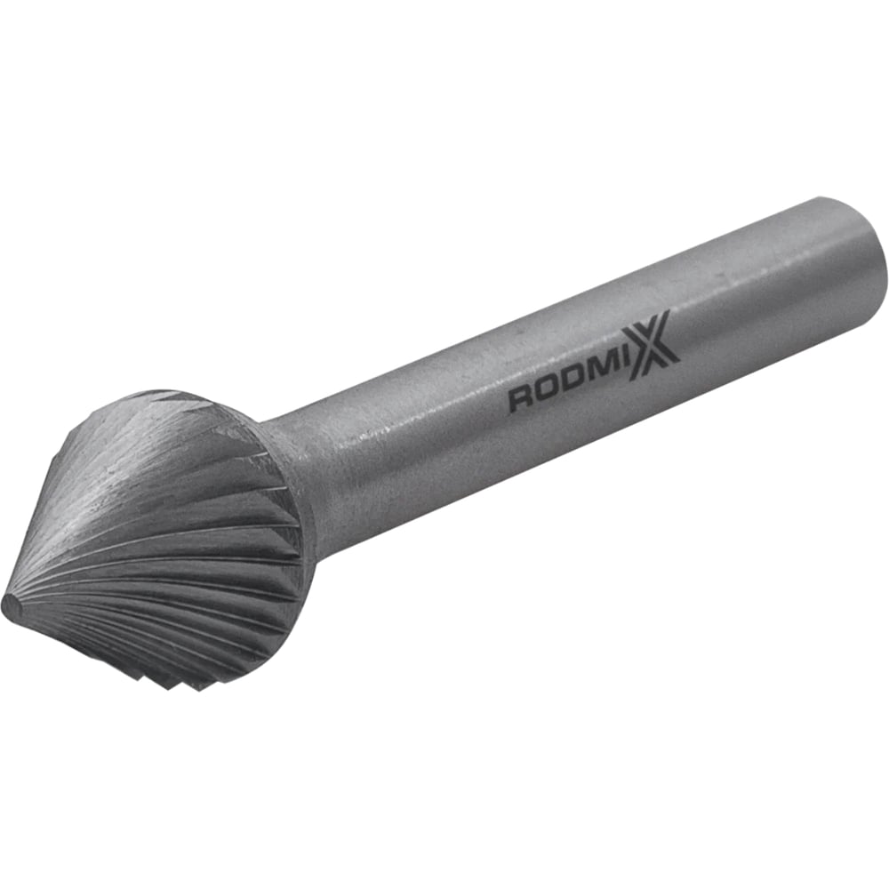 Изображение товара Бор-фреза RODMIX коническая 60 J 12х10 M06 одинарная насечка 2912100601