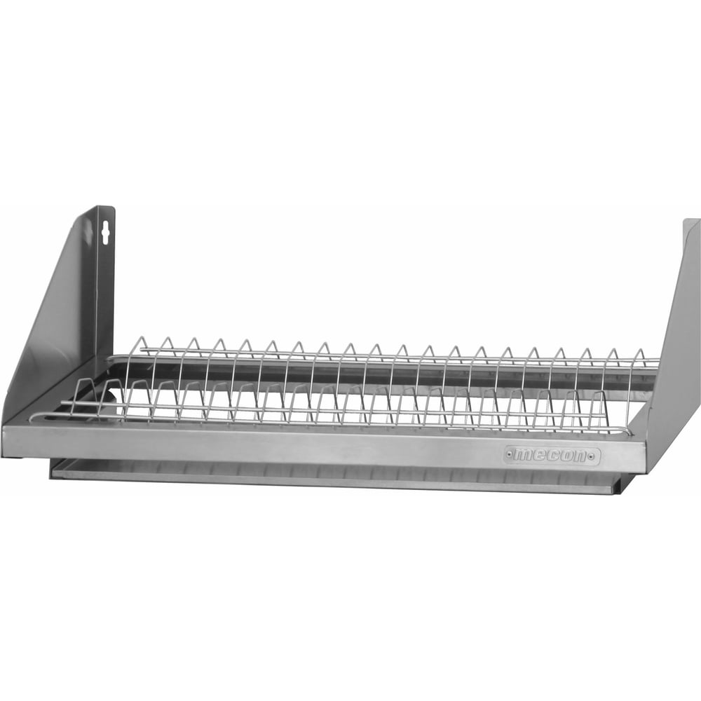 Изображение товара Полка для сушки посуды Mecon ПСПн - 600x300x180 Norma Inox, нержавеющая сталь, сетка для тарелок (с поддоном) ПСП-NIn603018т-п