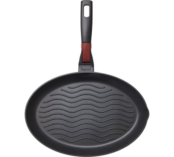 Изображение товара Сковорода NADOBA VILMA для рыбы с антипригарным покрытием и съёмной ручкой, 34х23 см, 728223