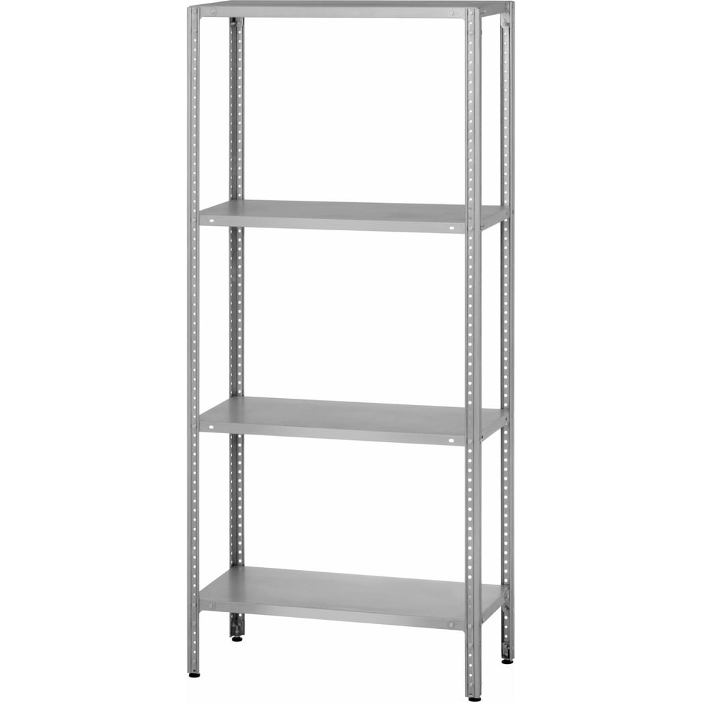 Стеллаж полочный СПЛб - 1200x500x1800 Base (полка сплошная 4 шт.) Mecon СПЛ-B12050180-4С