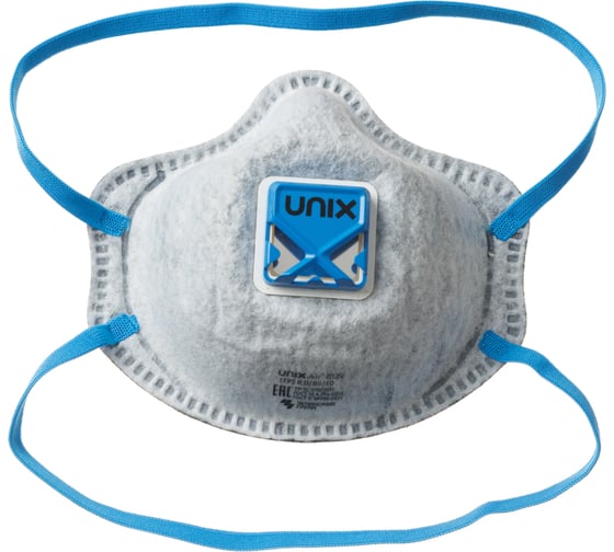 Изображение товара Формованная фильтрующая полумаска UNIXAir 612V FFP2 R D/B0/E0, 1 шт. 102-044-0016