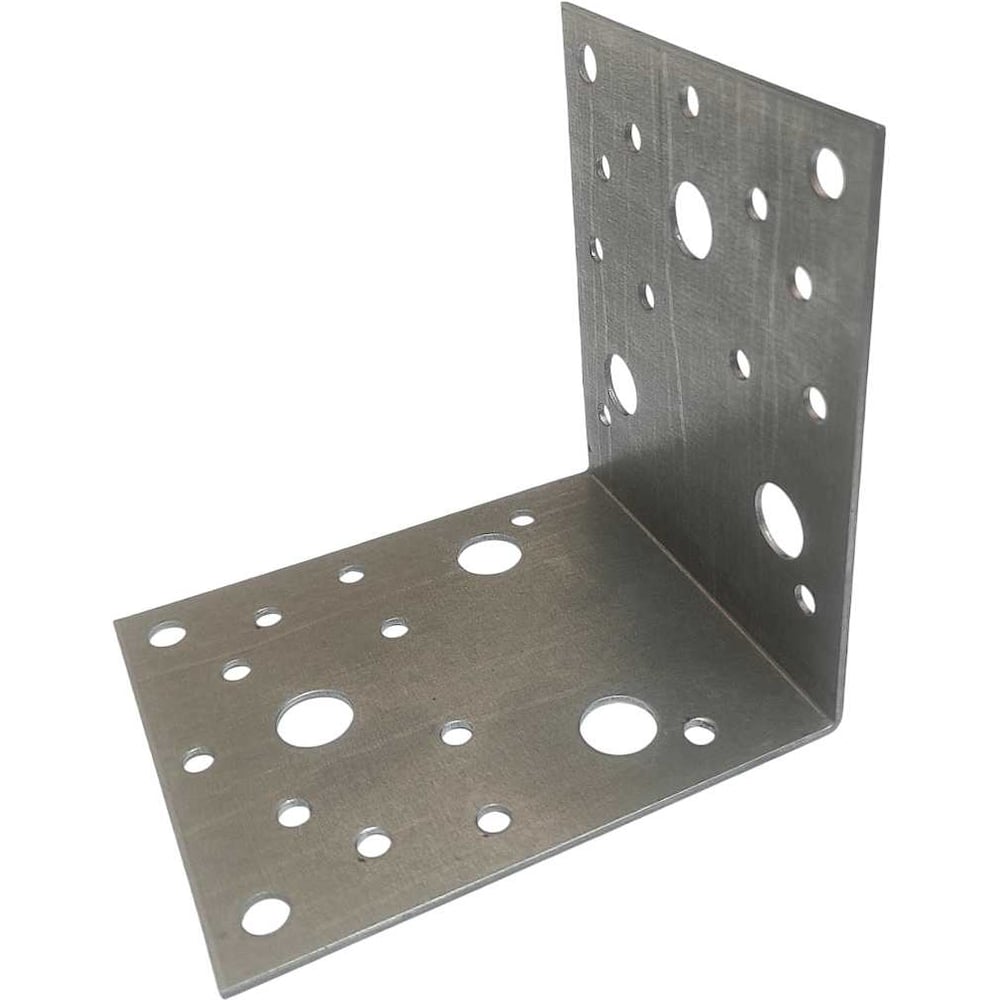 Изображение товара Уголок TOOLAS 105x105x90 равносторонний перфорированный с цинковым покрытием