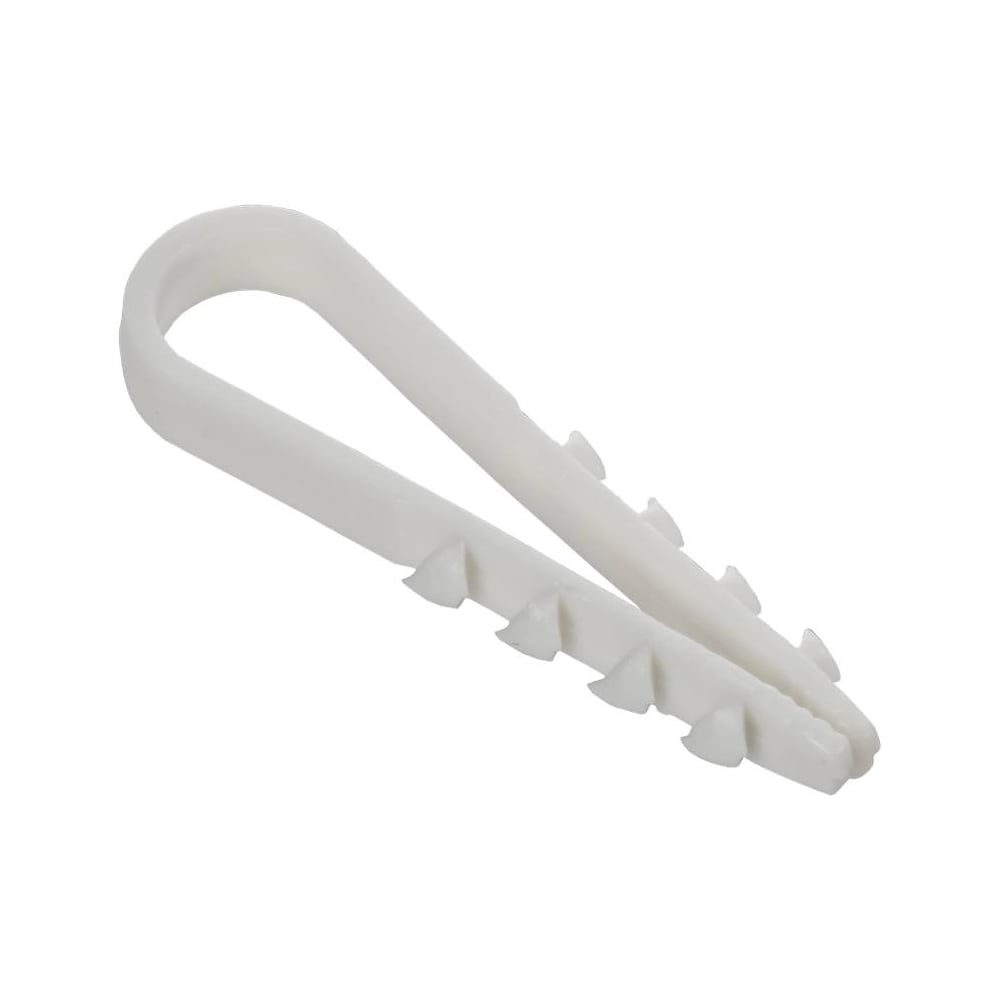 Изображение товара Дюбель-хомут GENERICA 8х5мм белый (100 шт) UDH14-08-05-100-K01-G