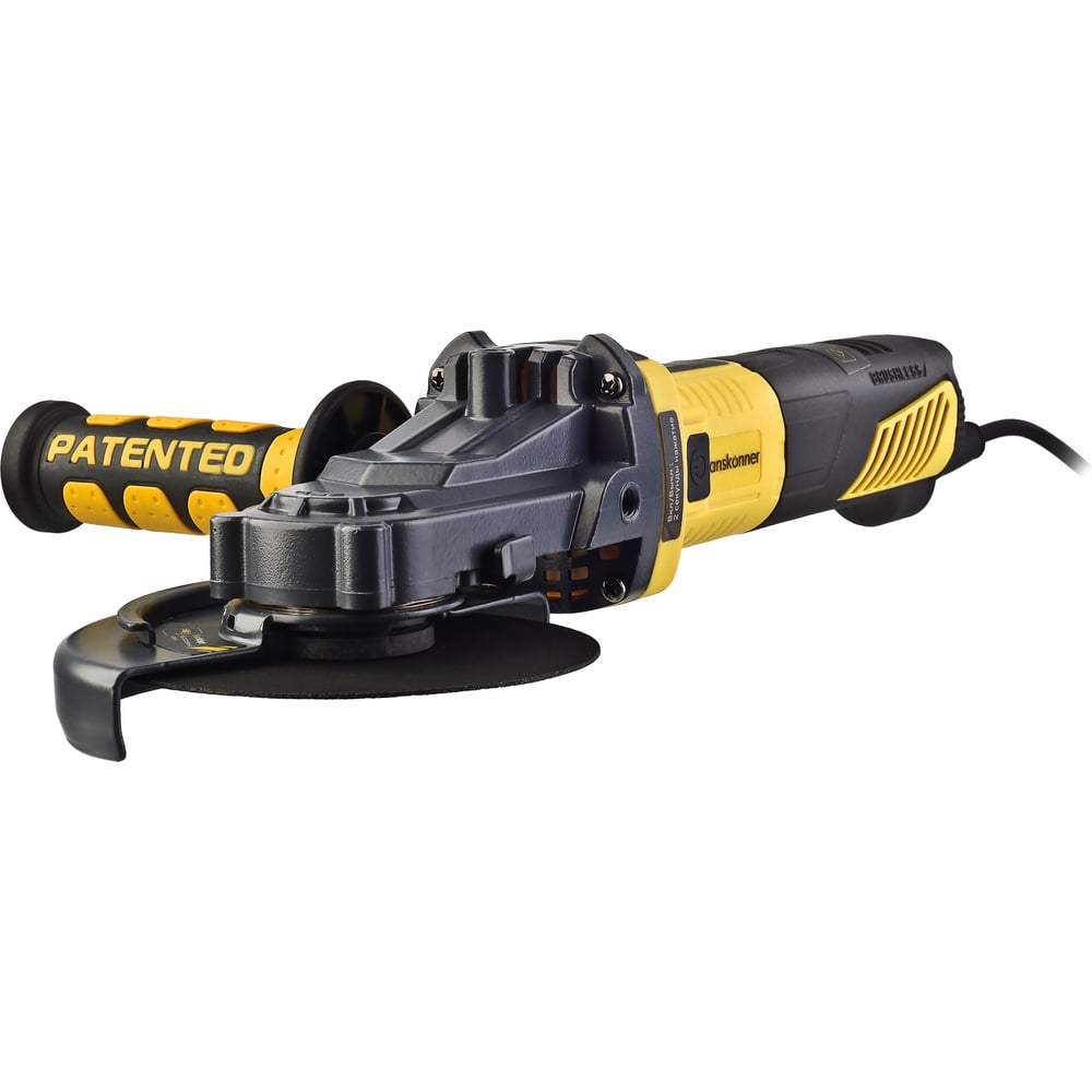 Изображение товара Угловая шлифмашина Hanskonner УШМ PLATINUM, 125мм, 1600Вт, 3000-8500об/мин, БЕСЩЁТОЧНАЯ HAG16125E Изображение товара Угловая шлифмашина Hanskonner УШМ PLATINUM, 125мм, 1600Вт, 3000-8500об/мин, БЕСЩЁТОЧНАЯ HAG16125E