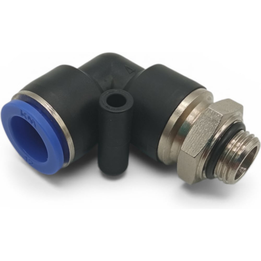 Изображение товара Фитинг угловой 90, поворотный Контактная Механика трубка 12мм, G1/4 KRPL12-02G