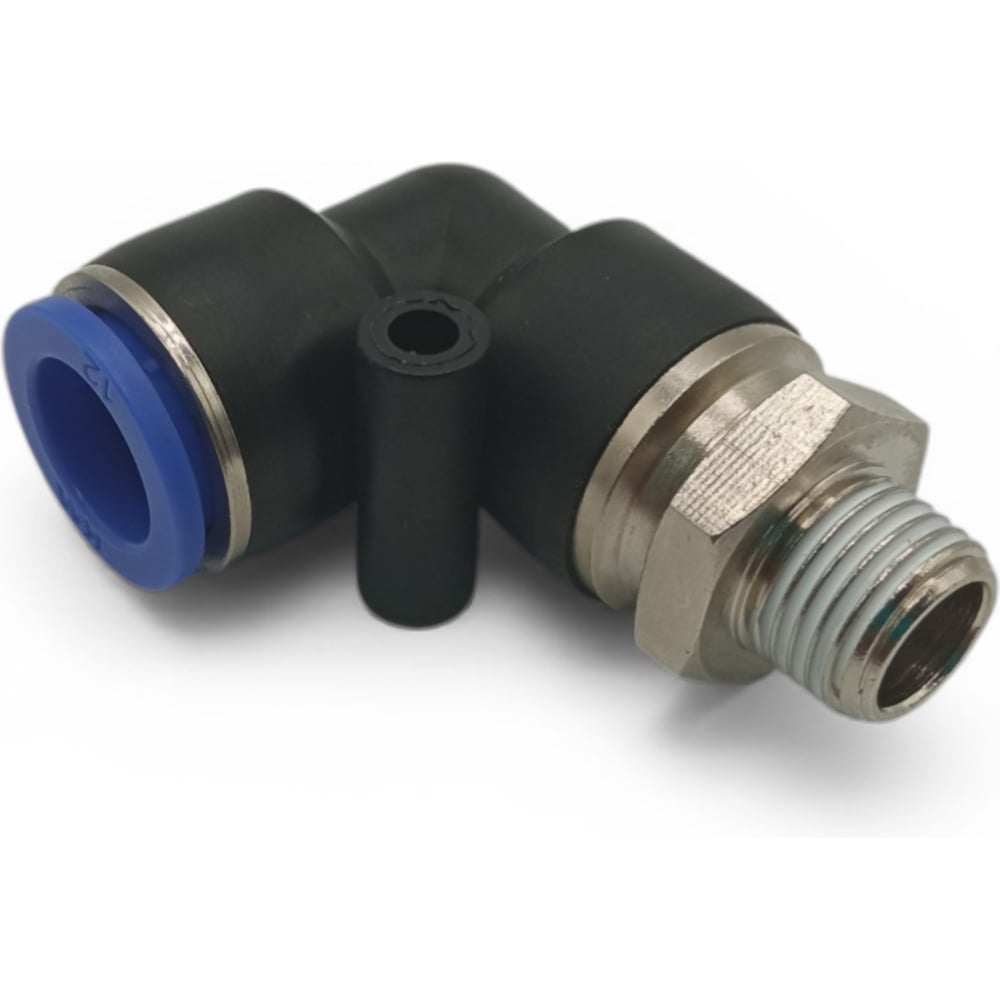 Изображение товара Фитинг угловой 90, поворотный Контактная Механика трубка 12мм, 1/4 KRPL12-02