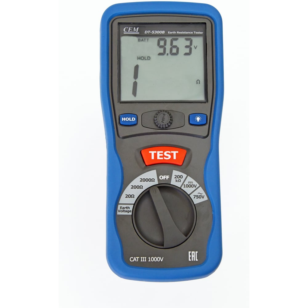 Изображение товара Измеритель сопротивления заземления СЕМ DT-5300B с поверкой 685507