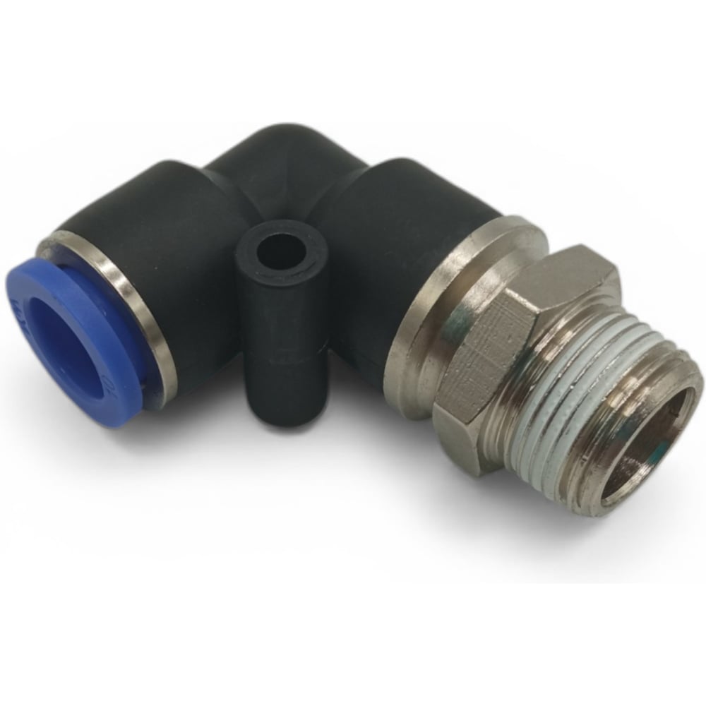 Изображение товара Фитинг угловой 90, поворотный Контактная Механика трубка 10мм, 3/8 KRPL10-03