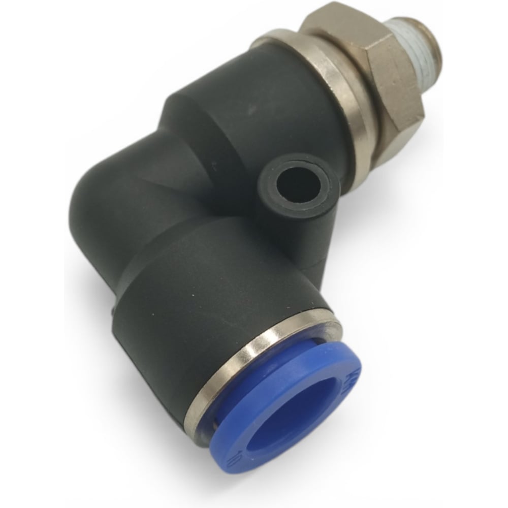 Изображение товара Фитинг угловой 90, поворотный Контактная Механика трубка 10мм, 1/8 KRPL10-01