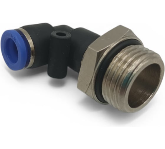 Изображение товара Фитинг угловой 90, поворотный Контактная Механика трубка 8мм, G1/2 KRPL08-04G