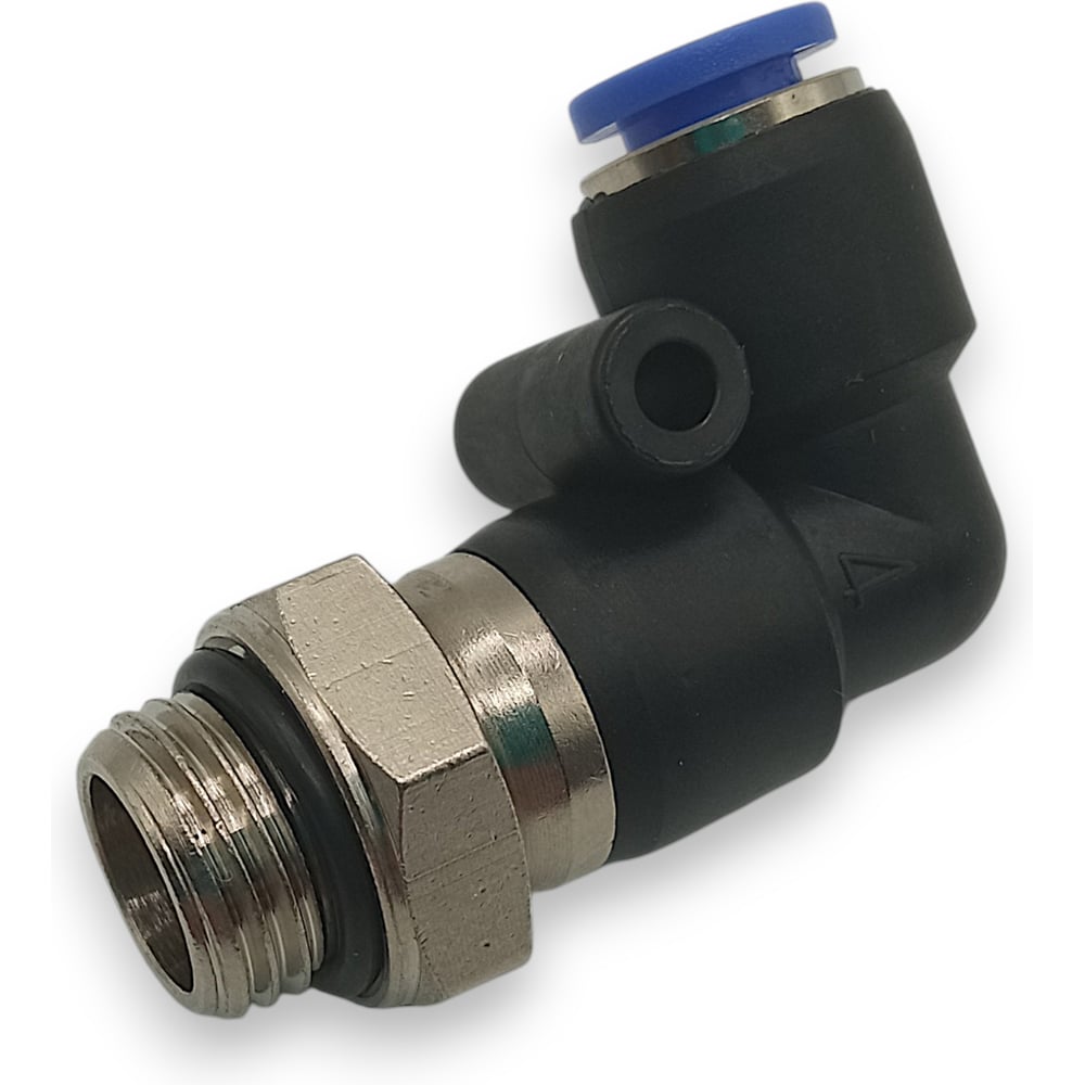 Изображение товара Фитинг угловой 90, поворотный Контактная Механика трубка 6мм, G1/4 KRPL06-02G