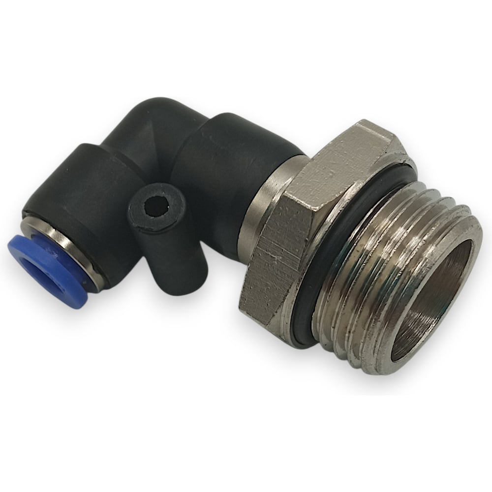 Изображение товара Фитинг угловой 90, поворотный Контактная Механика трубка 6мм, G1/2 KRPL06-04G