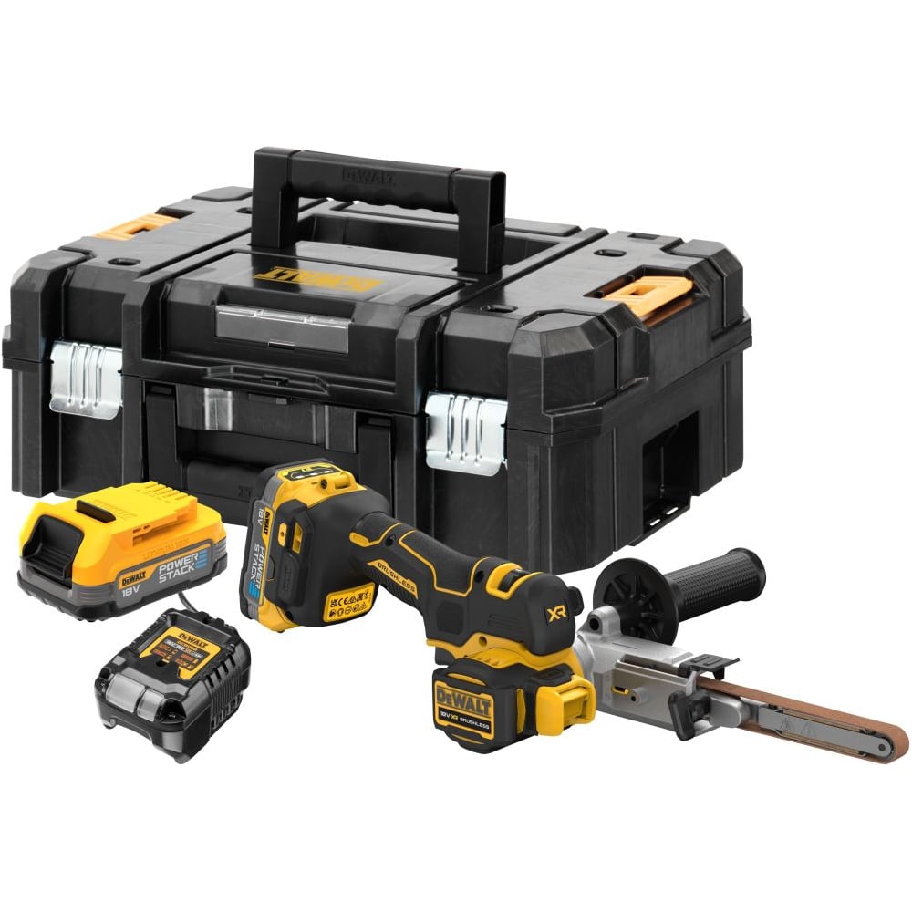 Аккумуляторный напильник Dewalt DCM200E2T, 18 В, 1707 м/мин, с 2 АКБ 1.7 Ач и ЗУ, в кейсе TSTAK DCM200E2T-QW