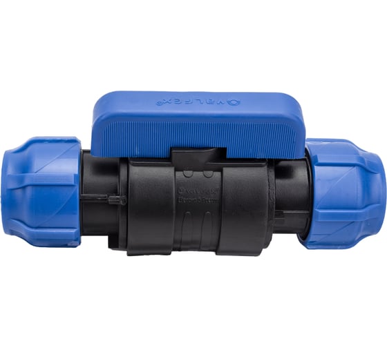 Изображение товара Шаровой кран VALFEX ПНД компрессионный цанга - цанга разборный 32x32121001233232