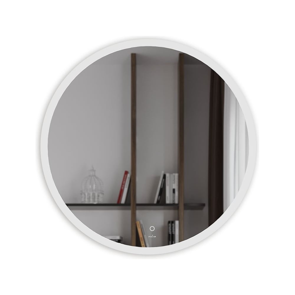 Изображение товара Зеркало MIXLINE Перла ЭКОНОМ D500, сенсорный выключатель, светодиодная подсветка 558703