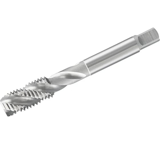 Изображение товара Метчик машинный спиральный MASTER-TOOL DIN371 HSSE R45 L-100мм a=8.0 512001-Al-0100