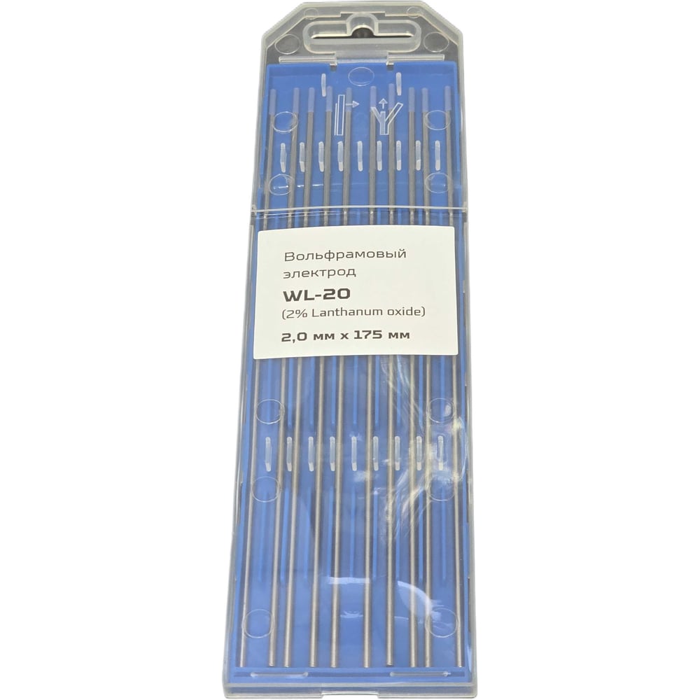 Изображение товара Электрод WL20 2.0 WL-20 175 мм AC/DC, синий Изображение товара Электрод WL20 2.0 WL-20 175 мм AC/DC, синий