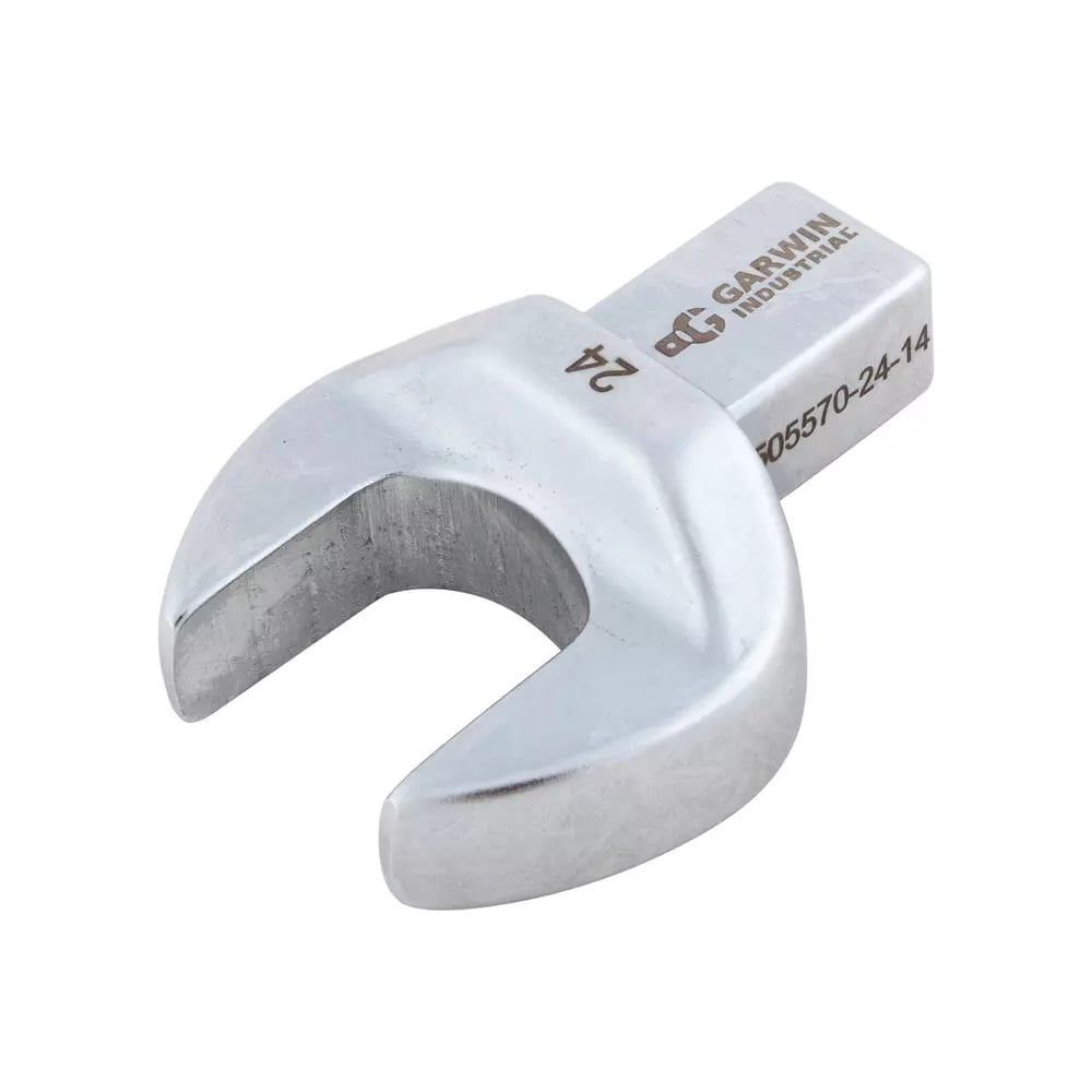 Изображение товара Насадка для динамометрического ключа GARWIN рожковая 24 мм, с посадочным квадратом 14х18 505570-24-14