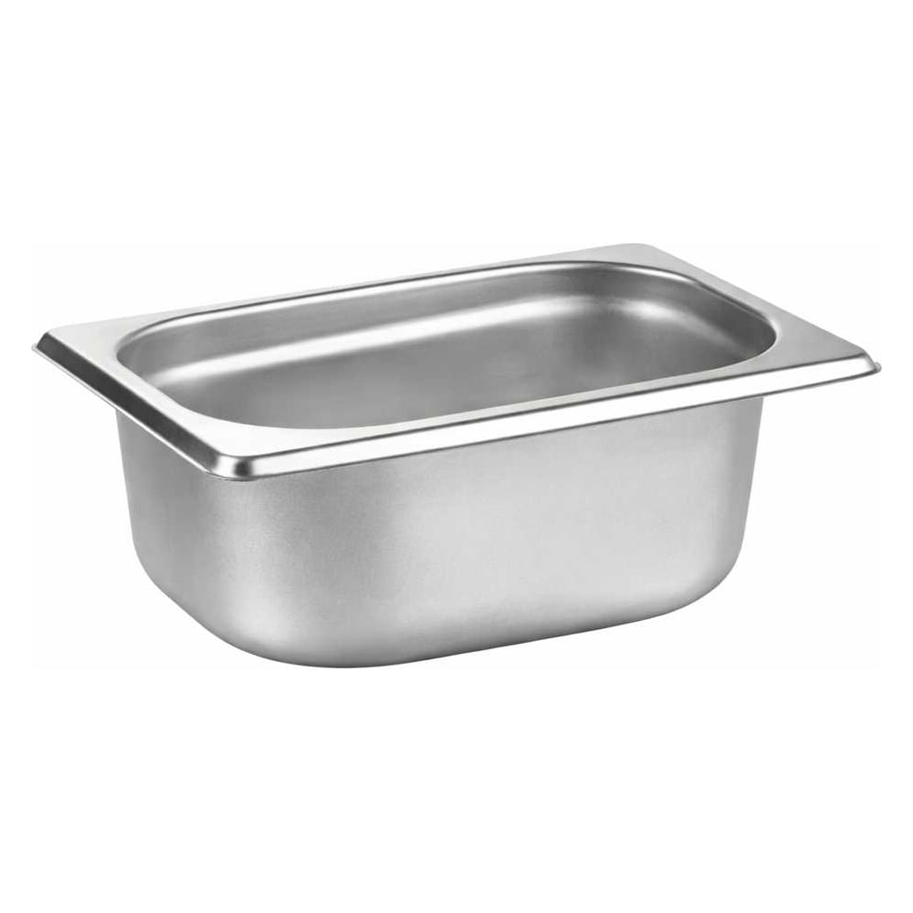 Изображение товара Гастроемкость GN 1/6 65 мм нержавеющая сталь для пищевых продуктов Изображение товара Гастроемкость GN 1/6 65 мм нержавеющая сталь для пищевых продуктов