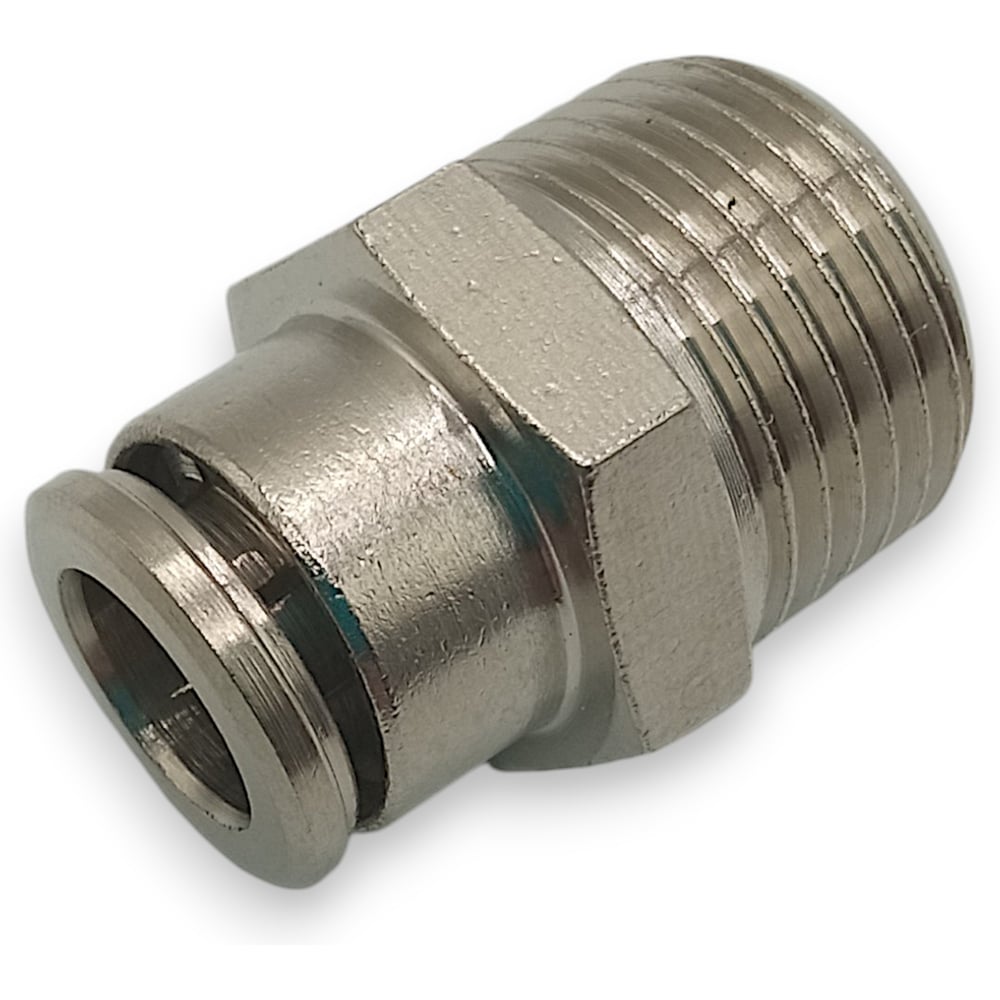 Изображение товара Фитинг цанговый прямой Контактная Механика 3/8, трубка 8мм KEMC08-03P-A