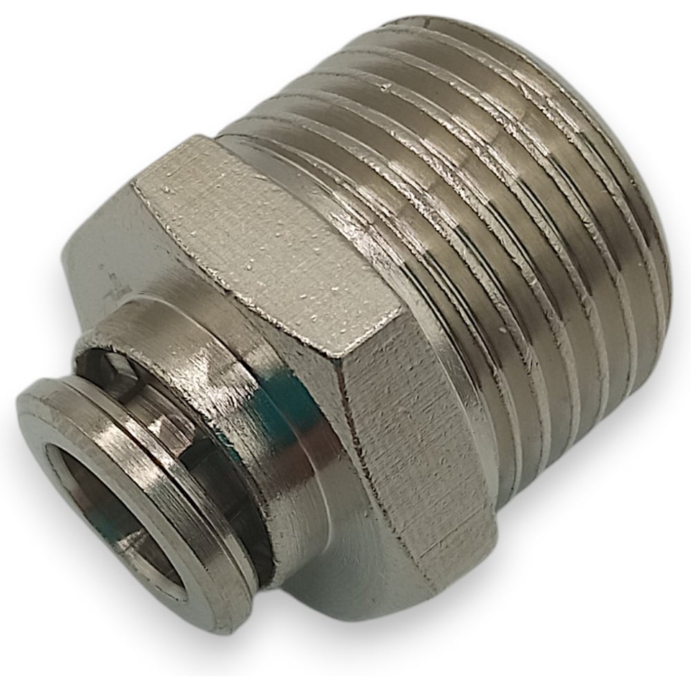 Изображение товара Фитинг цепной прямой Контактная Механика KEMC08-04P-A 1/2M-8 мм