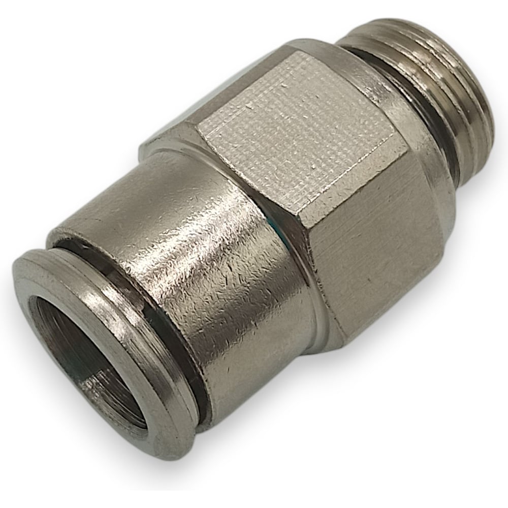 Изображение товара Фитинг цанговый прямой Контактная Механика G1/4, трубка 10мм KEMC10-02G-A Изображение товара Фитинг цанговый прямой Контактная Механика G1/4, трубка 10мм KEMC10-02G-A