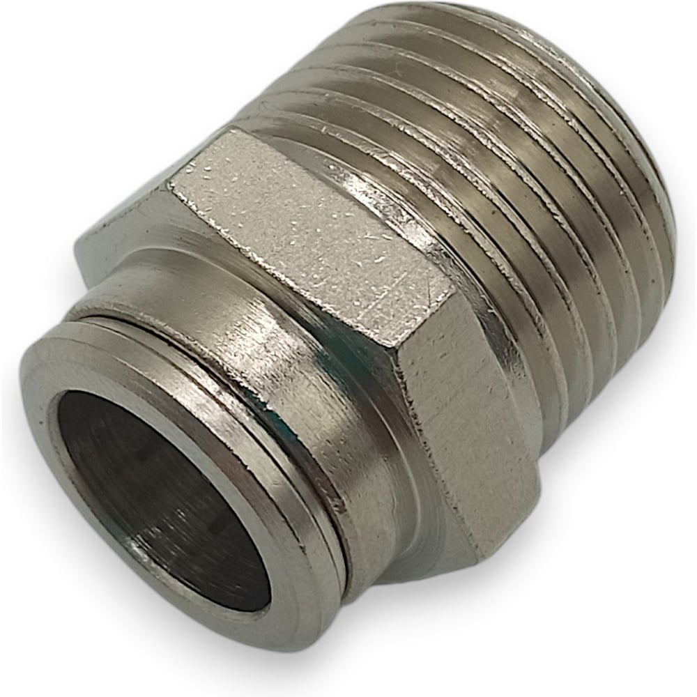 Изображение товара Фитинг цанговый прямой Контактная Механика 1/2, трубка 12мм KEMC12-04P-A